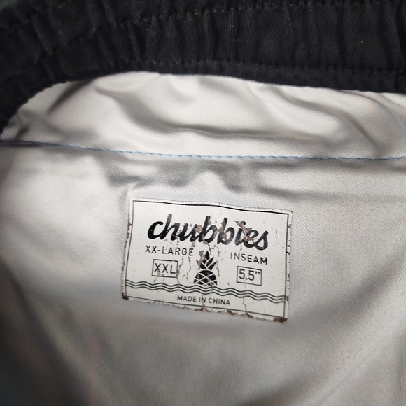 Chubbies Swim Shorts Mens Size XXL Blue Palm Trees Performance Beach Board - Picture 3 of 6